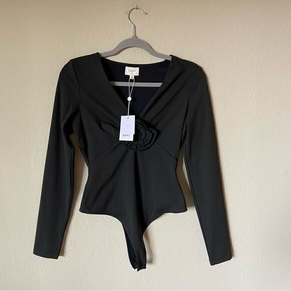 NWT Cami Nyc Nohili Black Bodysuit Size S - Picture 9 of 13